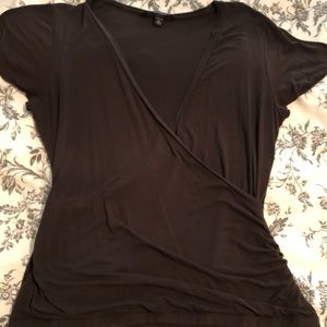 Banana Republic Faux Wrap Top